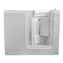 SL9160 FRP elderly walk in bathtub  hot tub for old people left or right handed compact design ideal for small bathroom